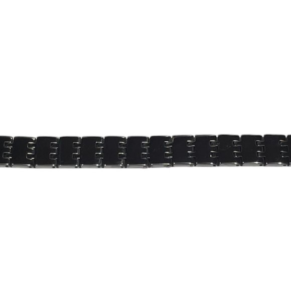 Men's Tungsten Gun Metal Colored Bracelet - Picture 3 of 3